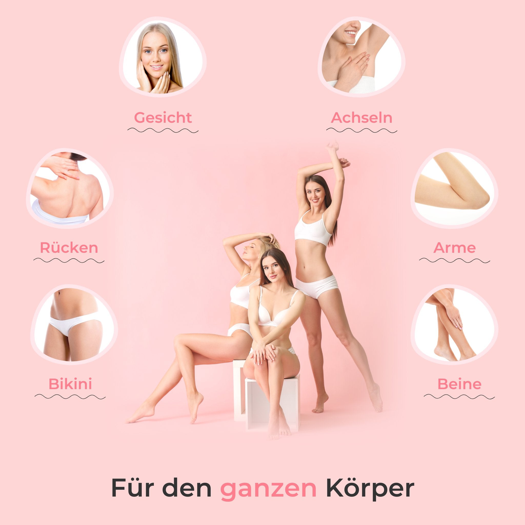 Dauerhafte Entfernung von Körper & Intimbehaarung